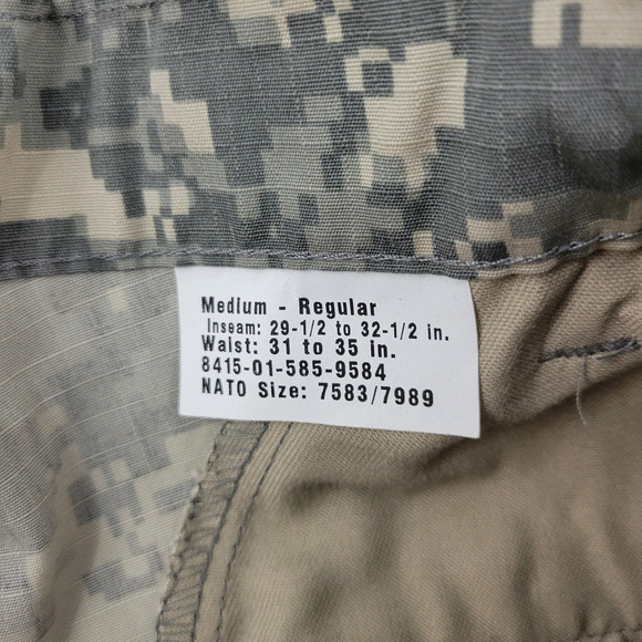 Team soldier Army combat trouser Uniform men CAMO M green insect shield NWT 3580 - Picture 5 of 9